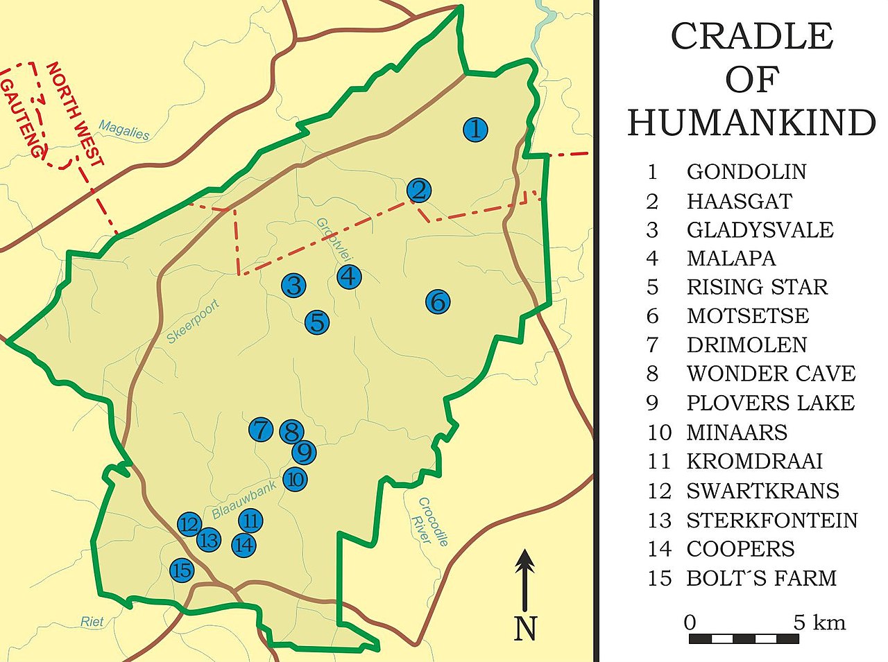 Cradle of Humankind plan