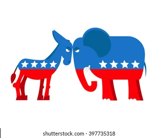 donkey elephant symbols political parties 260nw 397735318 1
